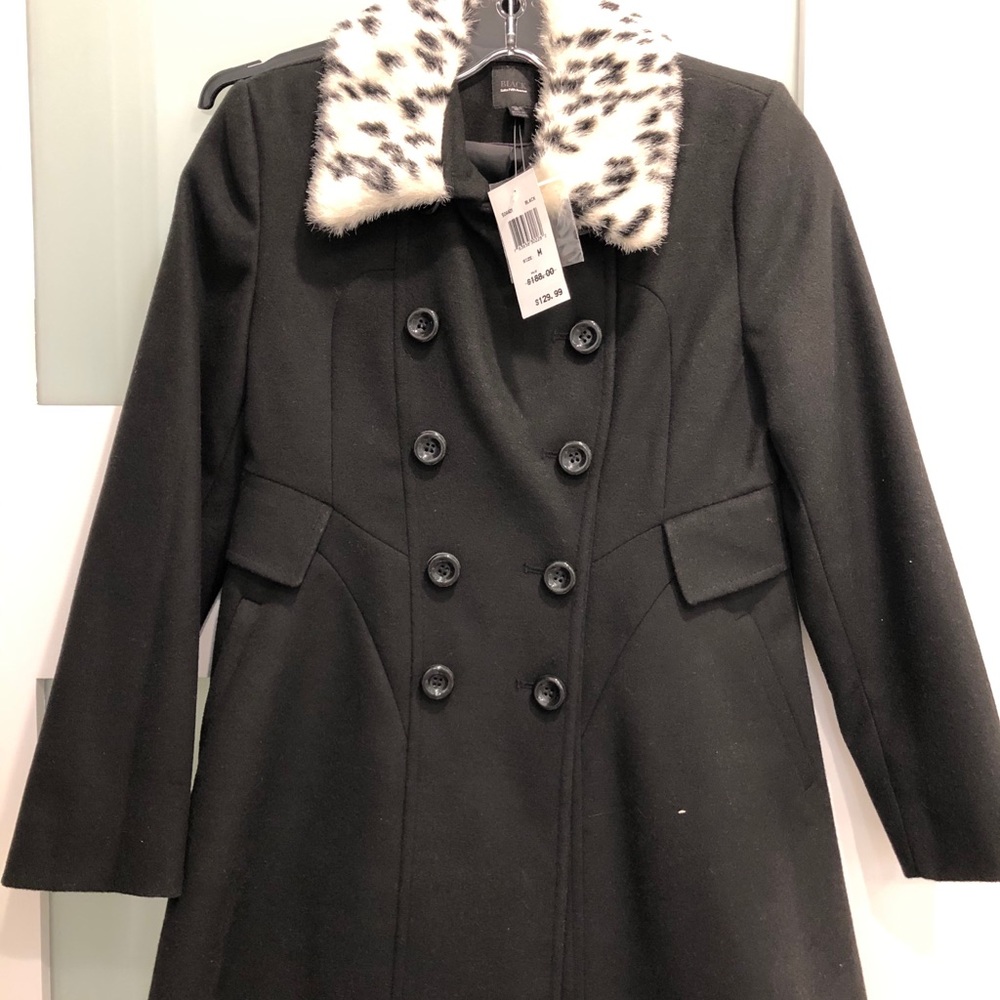Black Coat Girls size M from Saks Fifth Avenue NWT